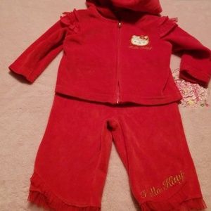 😻*Limited Edition* Hello Kitty velour set